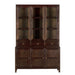 Noir Furniture - Colonial Hutch, Hand Rubbed Brown - GARM119HBR - GreatFurnitureDeal