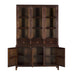 Noir Furniture - Colonial Hutch, Hand Rubbed Brown - GARM119HBR - GreatFurnitureDeal