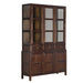 Noir Furniture - Colonial Hutch, Hand Rubbed Brown - GARM119HBR - GreatFurnitureDeal