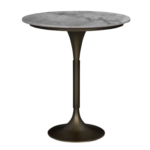 Noir Furniture - Nara Side Table in Aged Brass - GBAR007AB-36 - GreatFurnitureDeal