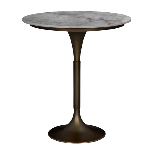 Noir Furniture - Nara Side Table in Aged Brass - GBAR007AB-36 - GreatFurnitureDeal