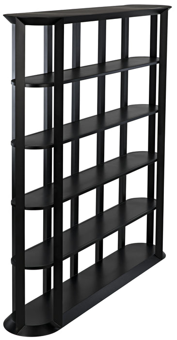 NOIR Furniture - Foster Bookcase, Black Metal - GBCS216MTB - GreatFurnitureDeal