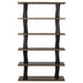 NOIR Furniture - Mood Bookcase, Ebony and Dark Walnut - GBCS217DW - GreatFurnitureDeal