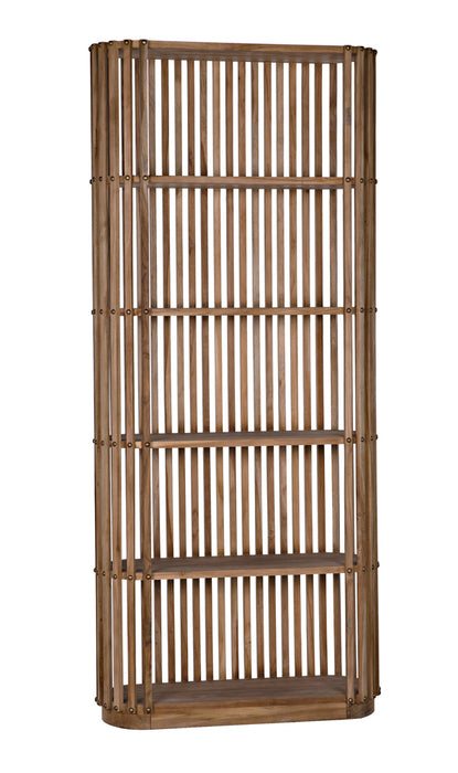 Noir Furniture - Small Opal Bookcase in Natural - GBCS243T - GreatFurnitureDeal