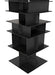 Noir Furniture - Pisa Shelf Bookcases in Matte Black - GBCS245MTB - GreatFurnitureDeal