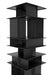 Noir Furniture - Pisa Shelf Bookcases in Matte Black - GBCS245MTB - GreatFurnitureDeal