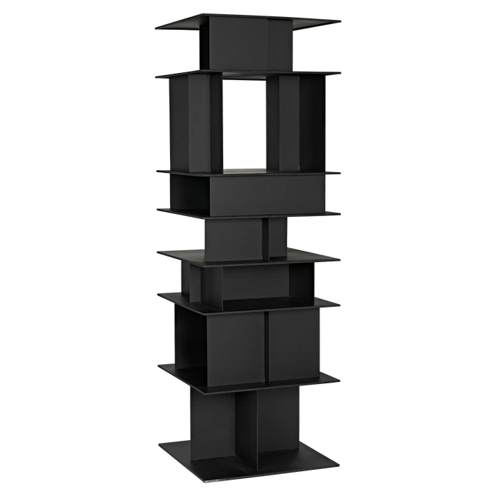 Noir Furniture - Pisa Shelf, black steel - GBCS245MTB