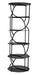 Noir Furniture - Rain Shelf Bookcases in Matte Black - GBCS247MTB - GreatFurnitureDeal
