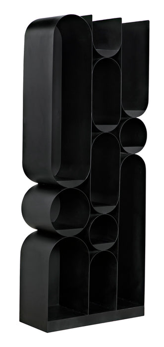 Noir Furniture - Atomic Bookcase in Matte Black - GBCS250MTB - GreatFurnitureDeal