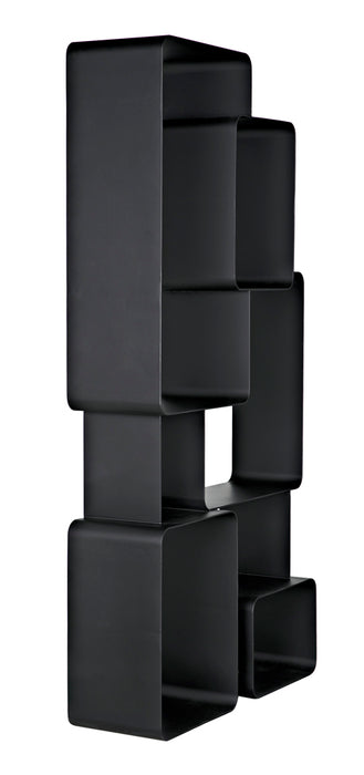 Noir Furniture - Larra Bookcase in Matte Black - GBCS251MTB - GreatFurnitureDeal