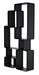 Noir Furniture - Larra Bookcase in Matte Black - GBCS251MTB - GreatFurnitureDeal