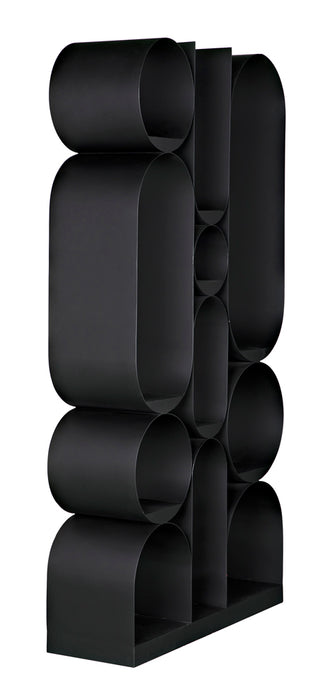 Noir Furniture - Letty Bookcase in Matte Black - GBCS252MTB - GreatFurnitureDeal