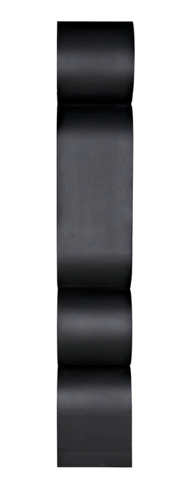 Noir Furniture - Letty Bookcase in Matte Black - GBCS252MTB - GreatFurnitureDeal