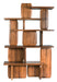 Noir Furniture - Kilimanjaro Bookcase in Walnut - GBCS255DW - GreatFurnitureDeal