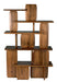 Noir Furniture - Kilimanjaro Bookcase in Walnut - GBCS255DW - GreatFurnitureDeal