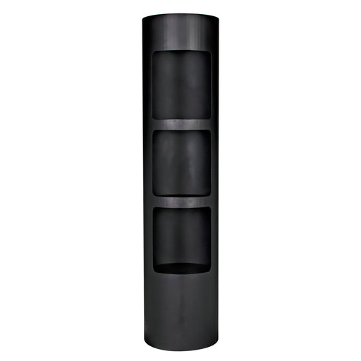 Noir Furniture - Reverso Bookcase in Black Iron - GBCS257MTB - GreatFurnitureDeal