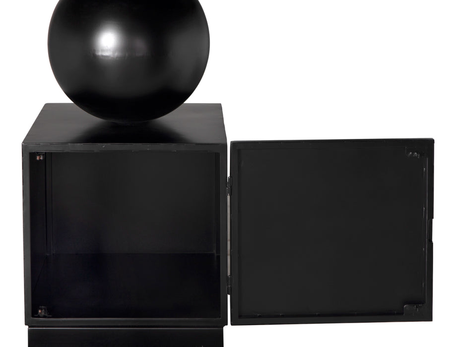 Noir Furniture - Pillar Cabinet - GBCS261MTB