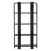 Noir Furniture - Giza Bookcase in Matte Black - GBCS266MTB - GreatFurnitureDeal