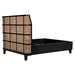 Noir Furniture - Porto King Bed in Rubbed Black - GBED135EKHB - GreatFurnitureDeal