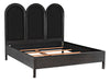 Noir Furniture - Arch King Bed in Pale Black - GBED137EKP - GreatFurnitureDeal
