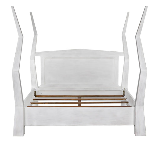 Noir Furniture - Patras Bed, CK - GBED138CKWH - GreatFurnitureDeal