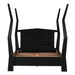 Noir Furniture - Patras Queen Bed in Hand Rubbed Black - GBED138QHB - GreatFurnitureDeal