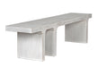 Noir Furniture - Kir Bench in White Wash - GBEN139WH - GreatFurnitureDeal