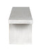 Noir Furniture - Kir Bench in White Wash - GBEN139WH - GreatFurnitureDeal