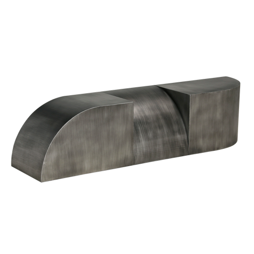 Noir Furniture - Crafter Bench in Gun Metal - GBEN143GM - GreatFurnitureDeal