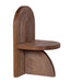 Noir Furniture - Jupiter Chair in Dark Walnut - GCHA305DW - GreatFurnitureDeal