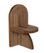 Noir Furniture - Jupiter Chair in Dark Walnut - GCHA305DW - GreatFurnitureDeal