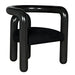 Noir Furniture - Hockney Chair in Pale Black - GCHA307P - GreatFurnitureDeal