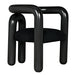 Noir Furniture - Hockney Chair in Pale Black - GCHA307P - GreatFurnitureDeal