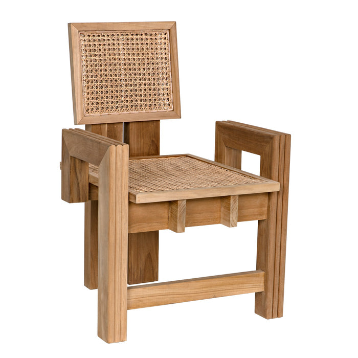 Noir Furniture - Fatima Chair, Teak - GCHA309T