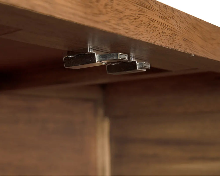 Noir Furniture - Quadrant 4 Door Sideboard in Dark Walnut - GCON231DW-4 - GreatFurnitureDeal