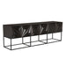 Noir Furniture - Zurich Console in Ebony, XL - GCON262EB-XL - GreatFurnitureDeal