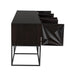 Noir Furniture - Zurich Console in Ebony, XL - GCON262EB-XL - GreatFurnitureDeal
