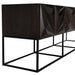 Noir Furniture - Zurich Console in Ebony, XL - GCON262EB-XL - GreatFurnitureDeal