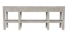 Noir Furniture - Conrad Console Table in White Wash - GCON272WH - GreatFurnitureDeal