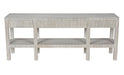 Noir Furniture - Conrad Console Table in White Wash - GCON272WH - GreatFurnitureDeal