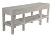 Noir Furniture - Conrad Console Table in White Wash - GCON272WH - GreatFurnitureDeal