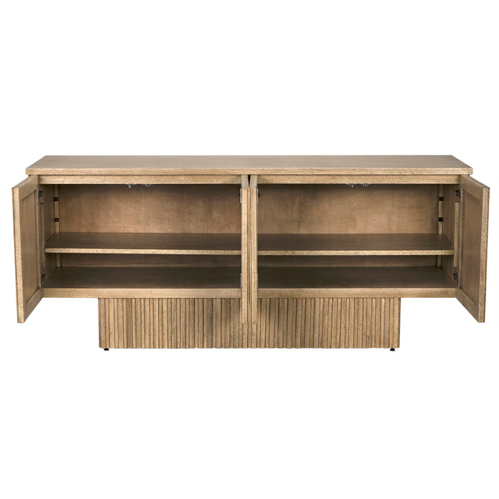 Noir Furniture - Mr. Smith Sideboard in Washed Walnut - GCON293WAW - GreatFurnitureDeal