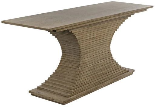 NOIR Furniture - Cambio Console Table in Bleached Walnut - GCON294BW - GreatFurnitureDeal