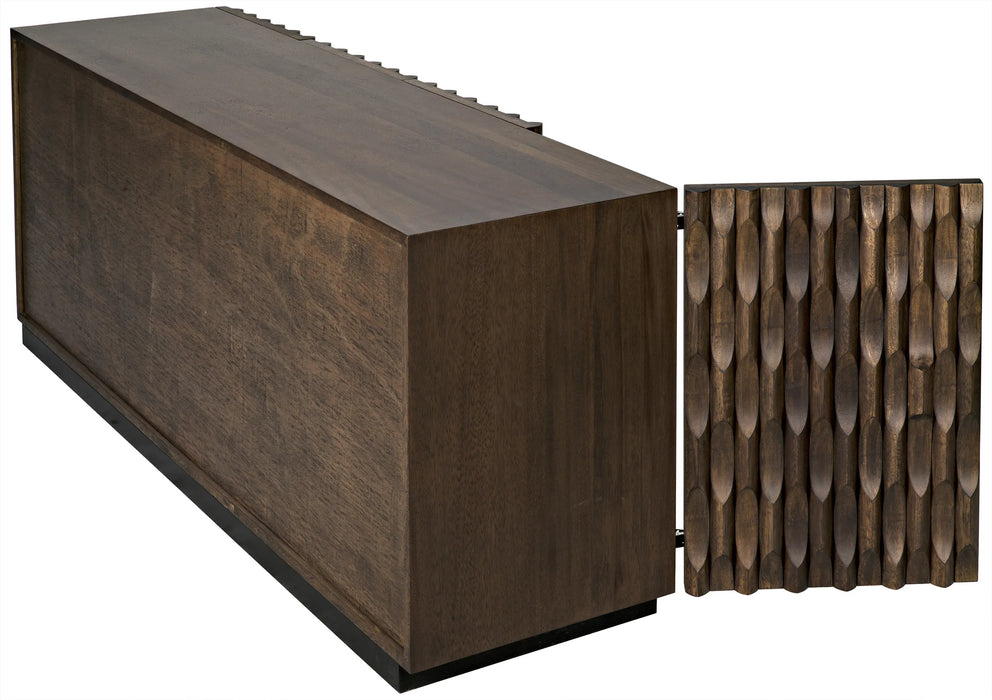 NOIR Furniture - Alameda Sideboard, Large, Dark Walnut - GCON295DW - GreatFurnitureDeal