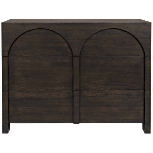 NOIR Furniture - Verne Sideboard, Ebony Walnut - GCON351EB - GreatFurnitureDeal