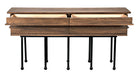 Noir Furniture - Oliver Console in Dark Walnut - GCON355DW - GreatFurnitureDeal
