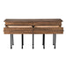 Noir Furniture - Oliver Console in Dark Walnut - GCON355DW - GreatFurnitureDeal