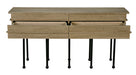 Noir Furniture - Oliver Console Table in Washed Walnut - GCON355WAW - GreatFurnitureDeal