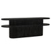 Noir Furniture - Parker Console Table Hand Rubbed Black - GCON360HB - GreatFurnitureDeal