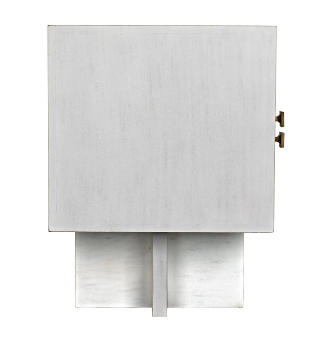 NOIR Furniture - Amidala Sideboard, White Wash - GCON365WH
